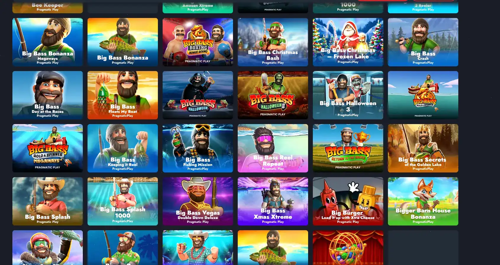 Интерфейс игровых автоматов Куш казино на большом экране